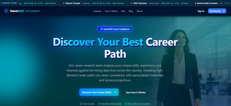 TalentShift Career Intelligence screenshot 4
