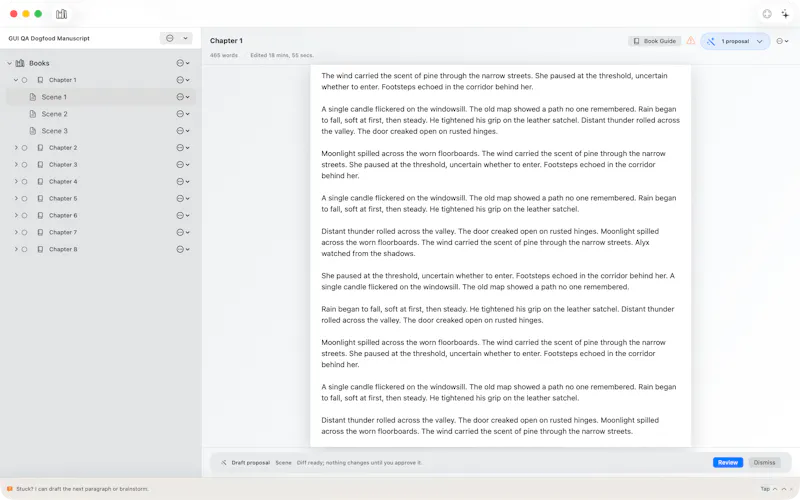 WolfeWriter screenshot 3