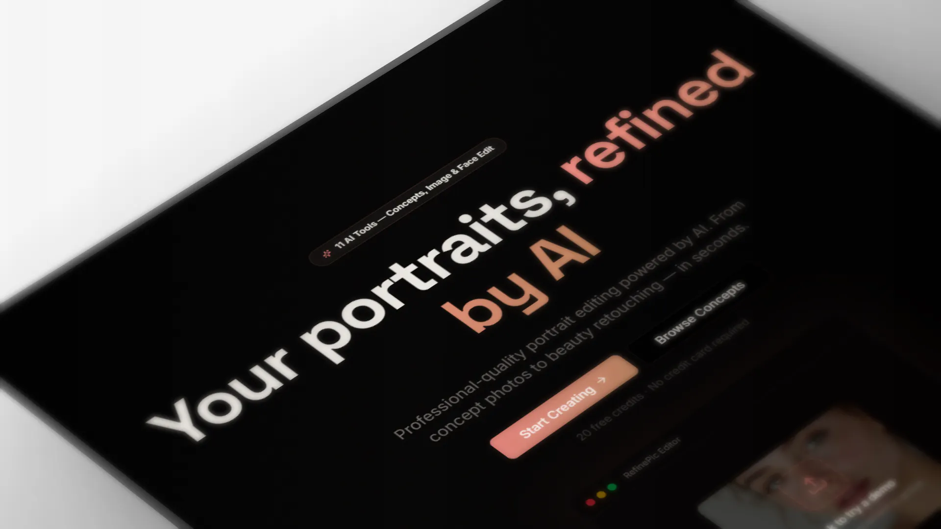 RefinePic のプロダクトバナー