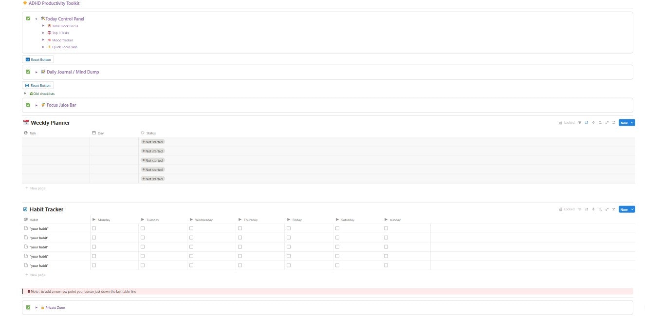 ADHD Productivity Toolkit gallery image
