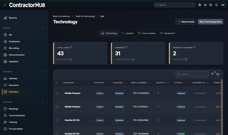 ContractorHUB screenshot 3