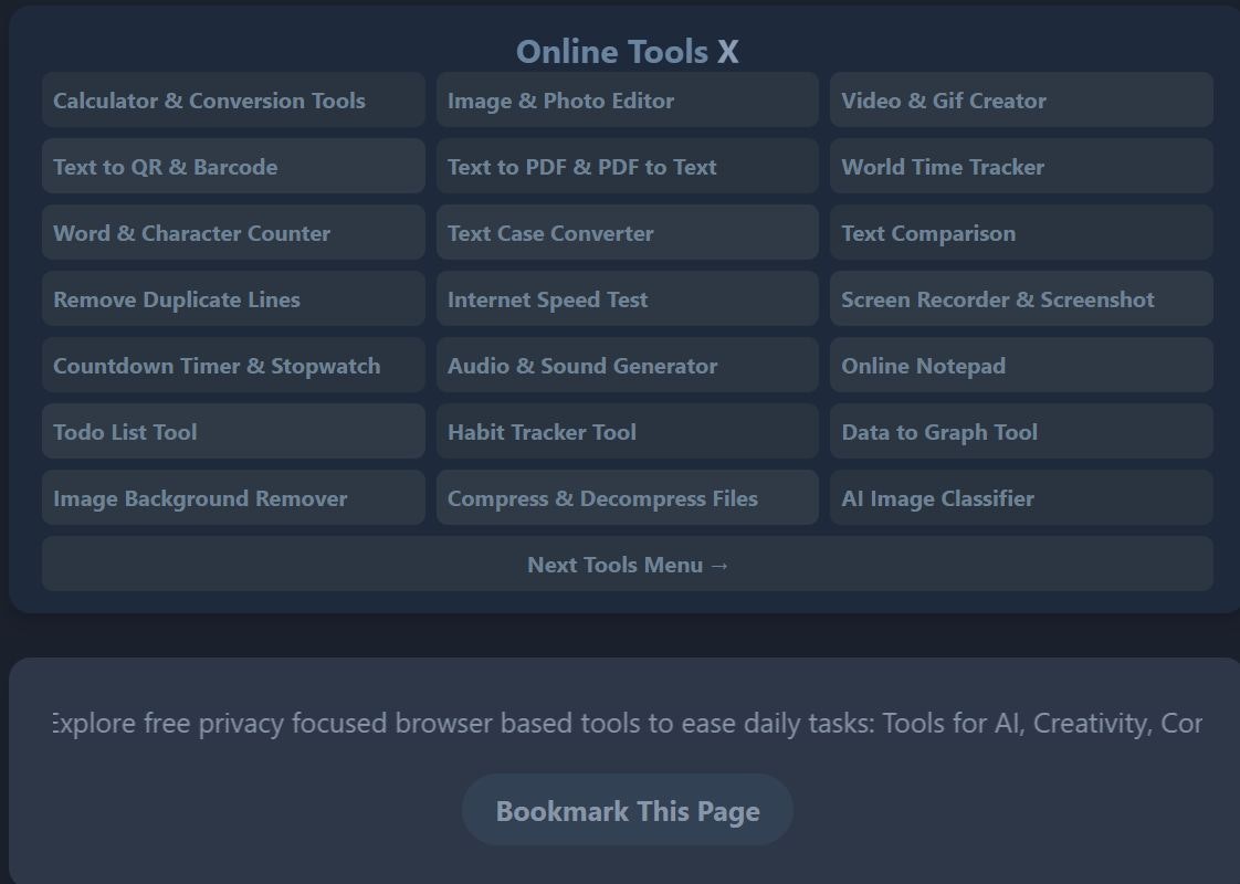 Free browser based tools logo