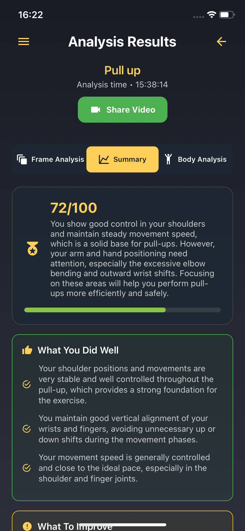 SensAI.PT - AI personal trainer - Screenshot 5 showing product features and functionality