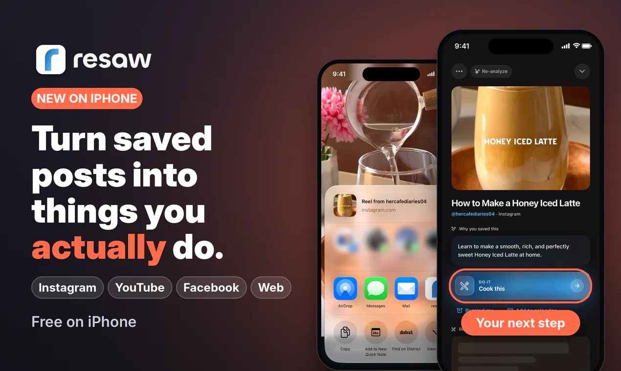 resaw: Organize Saved Posts gallery image