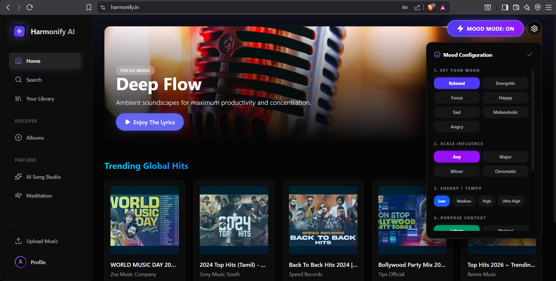 Harmonify Music AI gallery image