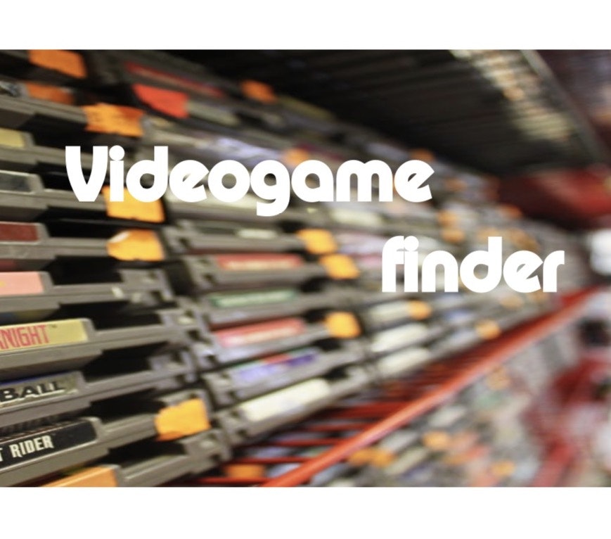 The videogame finder