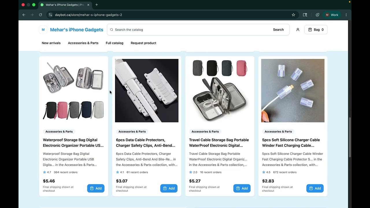 Daybot Storebuilder gallery image