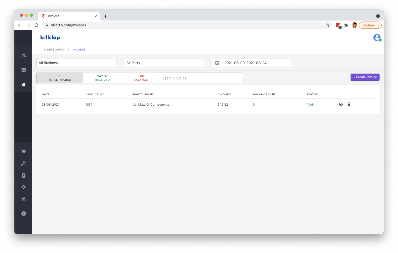 BillClap gallery image