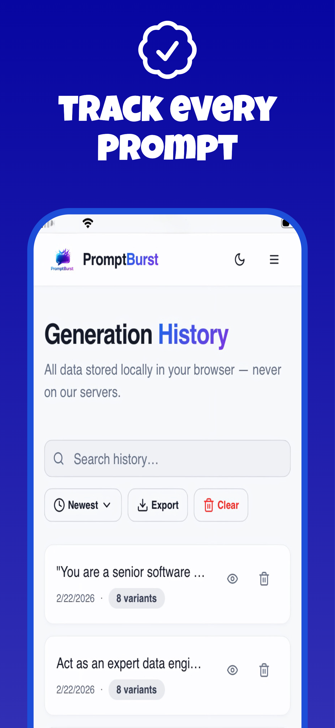 Prompt Burst gallery image