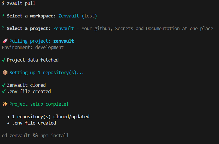 Zenvault - Screenshot 3 showing product features and functionality