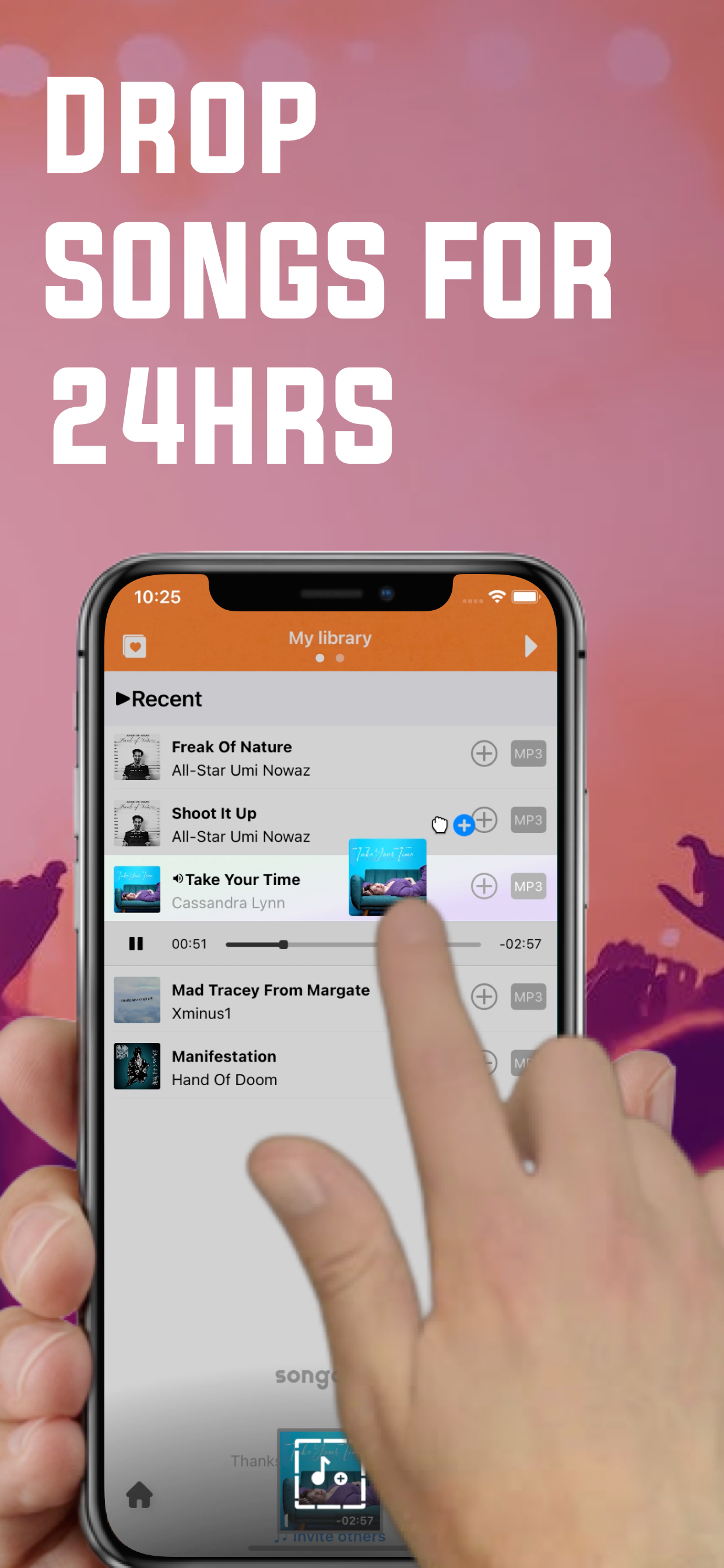 Songdrop - La música nos conecta - música, independiente, iOS, aplicación media 5