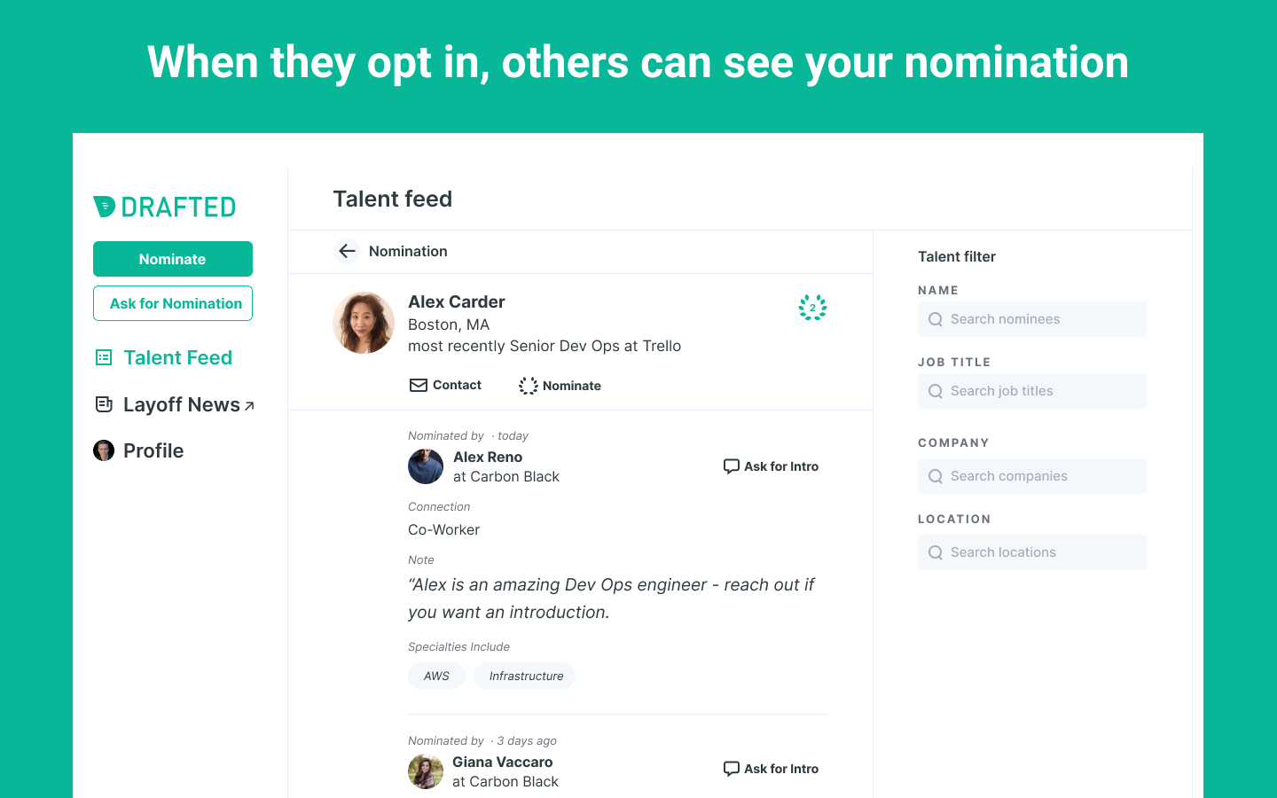 Slack Referral Forms by Drafted Image