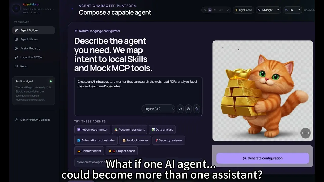 AgentMorph gallery image