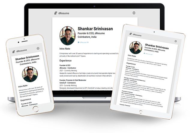 dResume - A resume that both Recruiters & Bots will love 미디어 2