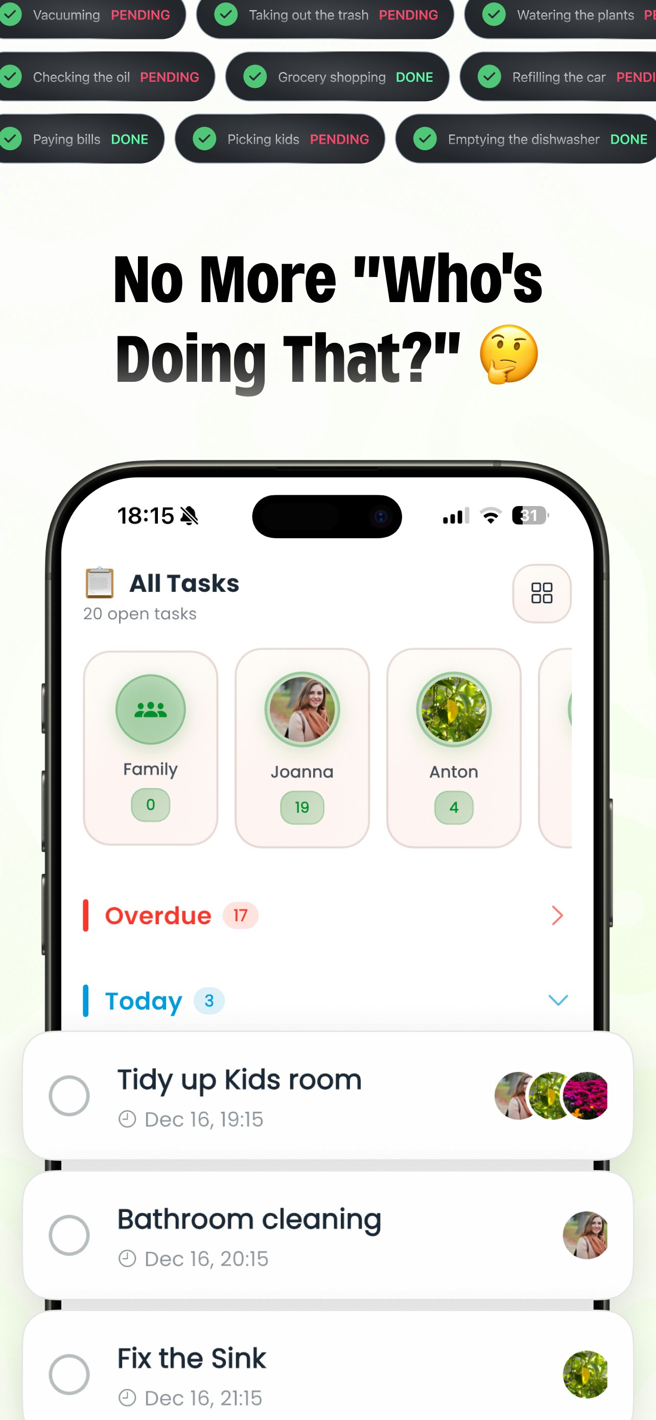 Homzie - Household Organizer - Screenshot 4 showing product features and functionality