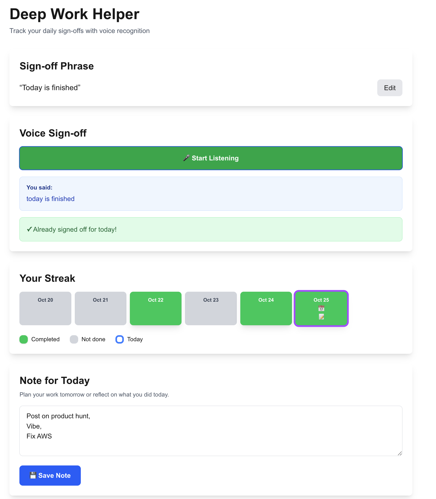 Deep Work Helper gallery image