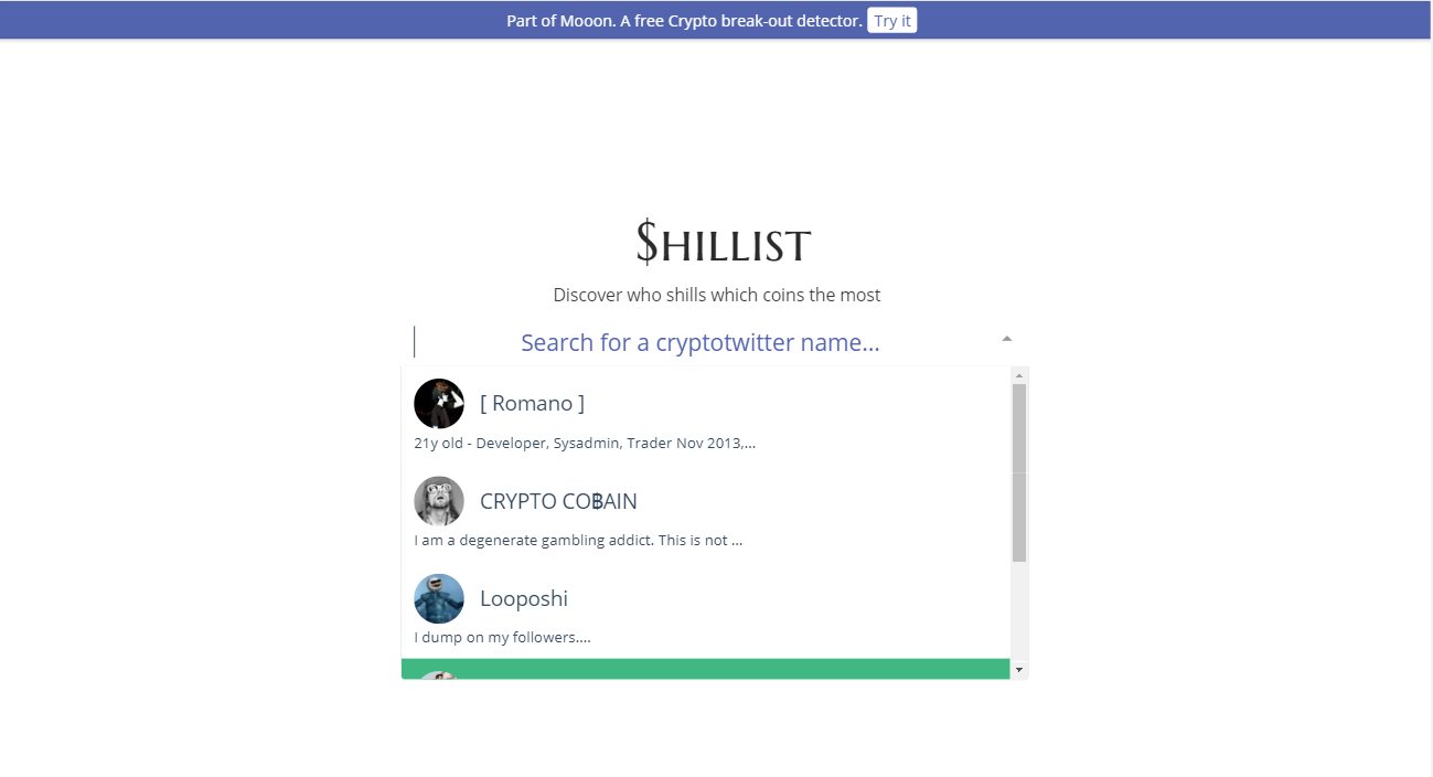 Shillist gallery image