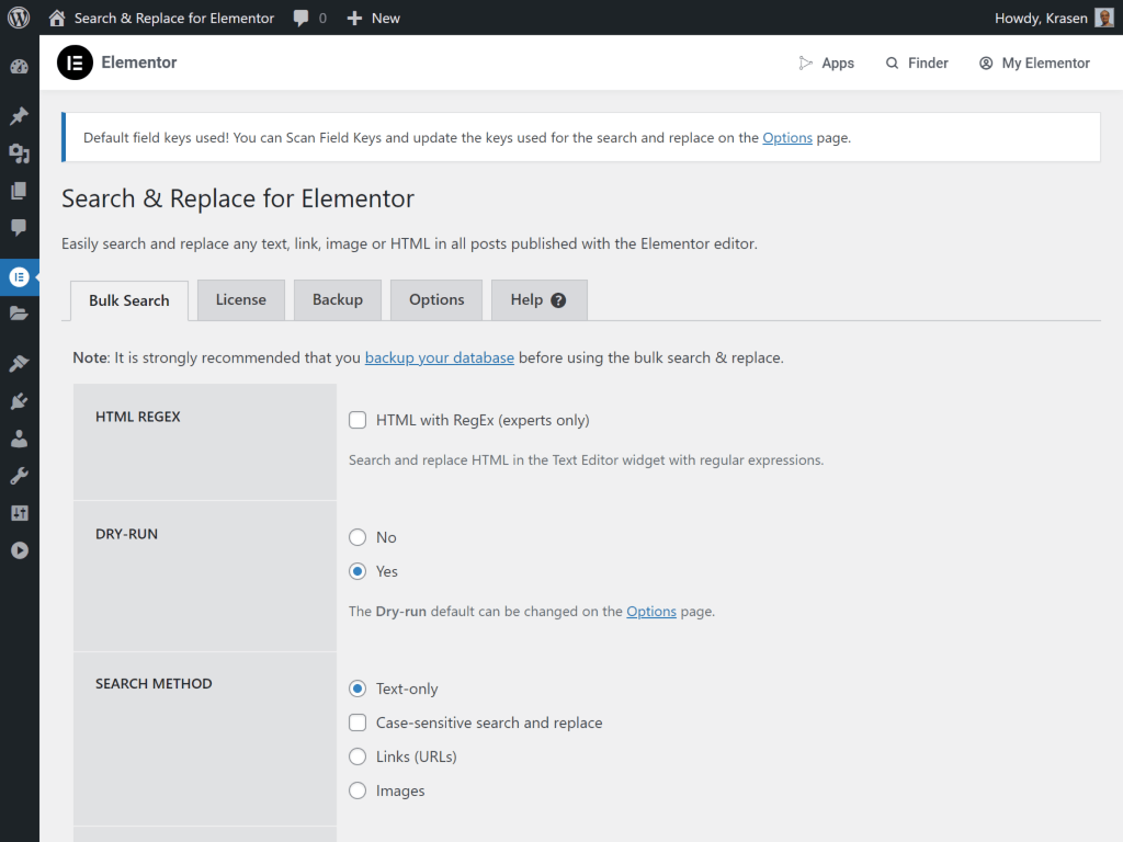 Média Rechercher et remplacer l'élémentor - Recherche et remplacer Elementor pour les images, les URL, le texte à HTML. 3