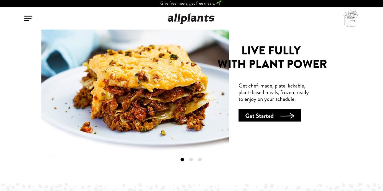 Allplants Chef Prepared Plant Powered Meals Delivered To Your