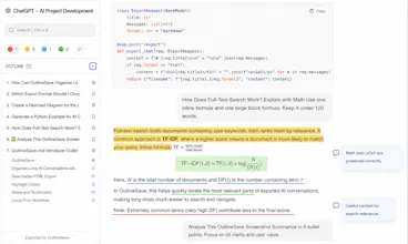 OutlineSave: AI Chats to Offline HTML gallery image