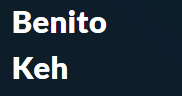 Benito Keh