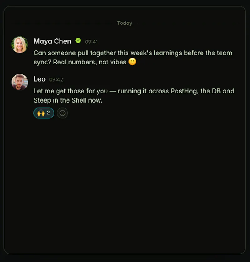 Ano: Team Chat with Claude Code built in screenshot 4