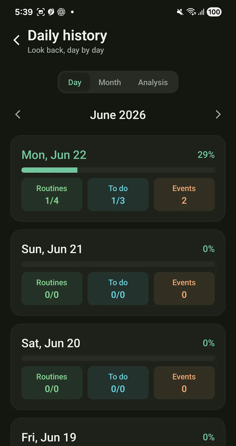 Dailytine - Routine, To do, Memo screenshot 10