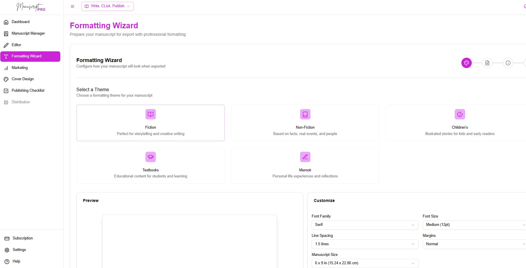 ManuscriptHQ - Screenshot 3 preview
