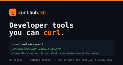 curlhub.sh Curl Based CLI Dev Tools gallery image
