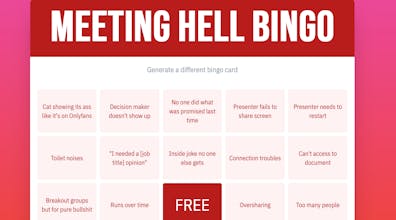 Meeting Hell Bingo gallery image
