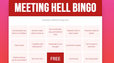 Meeting Hell Bingo gallery image
