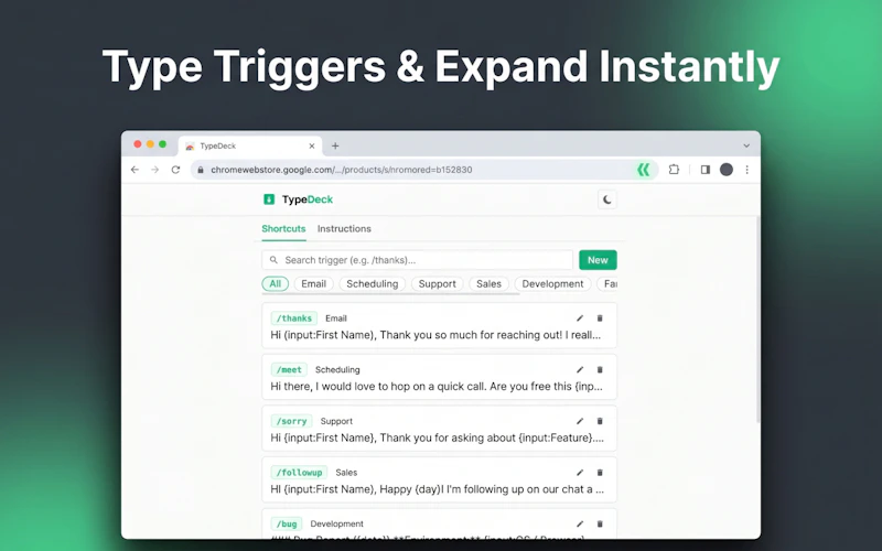 TypeDeck screenshot 1