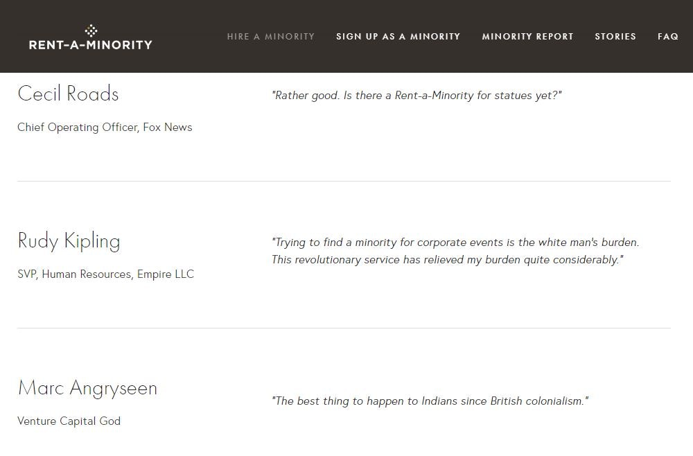 Rent-A-Minority  gallery image