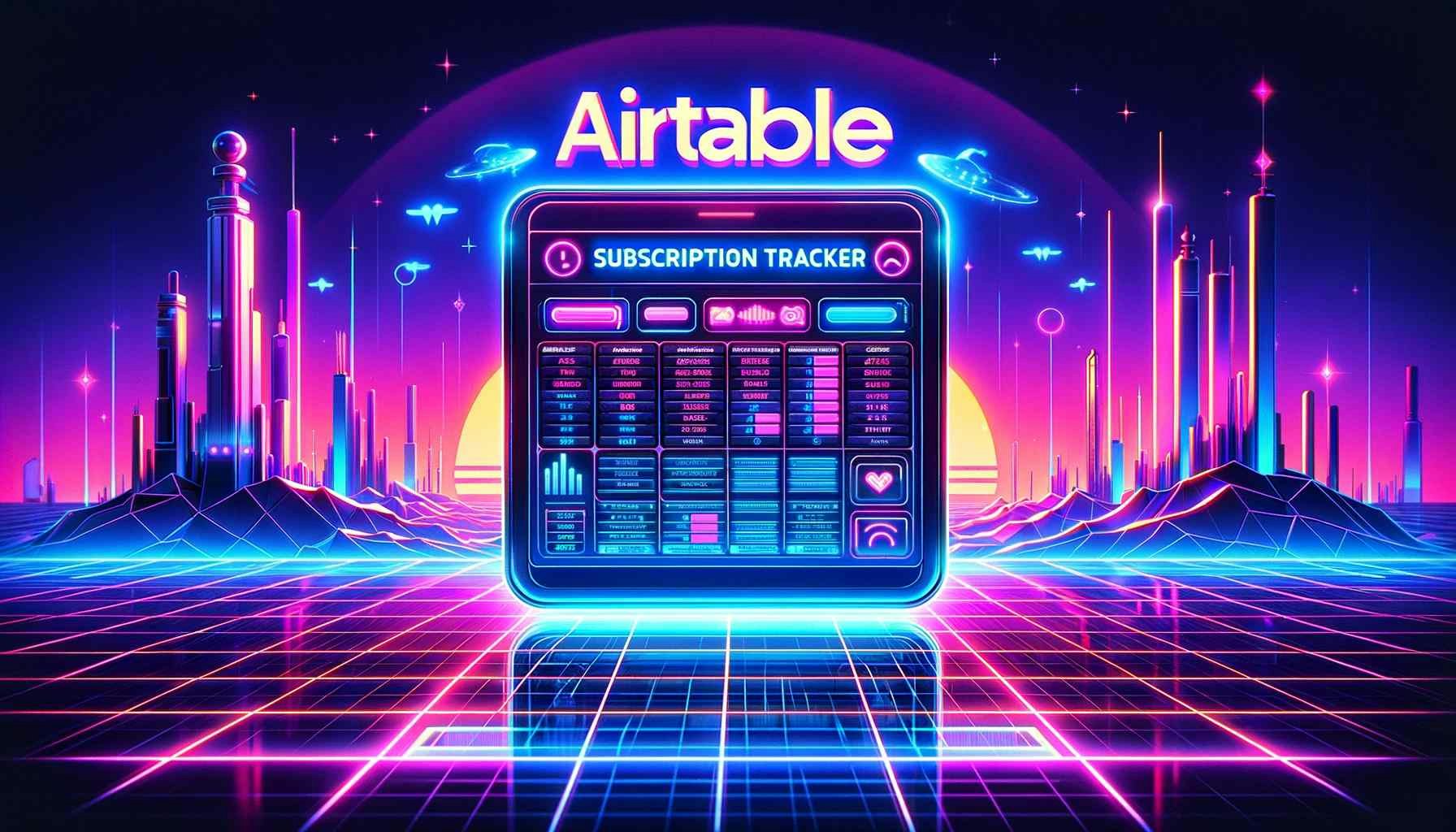 Airtable -Abonnement -Tracker media 2