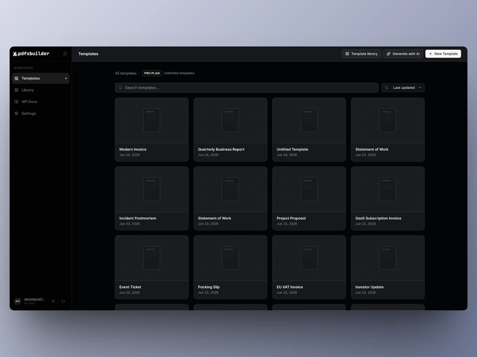 PDFx Builder screenshot 1