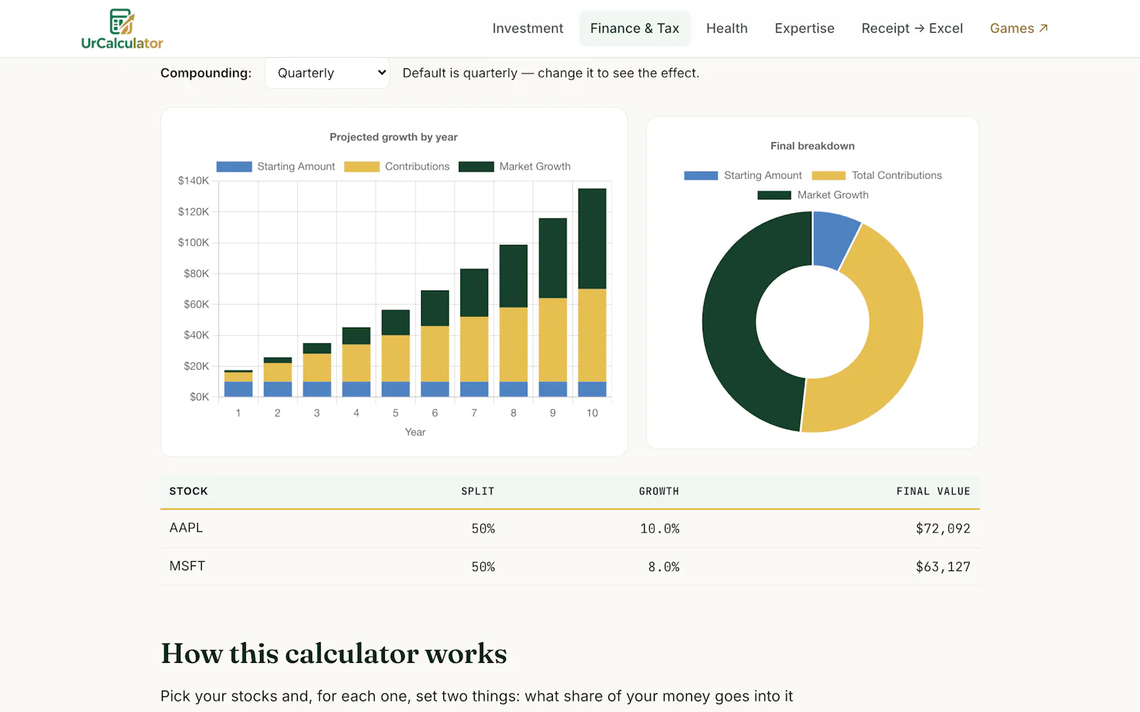 UrCalculator screenshot 3