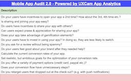 Mobile App Audit by UXCam media 2