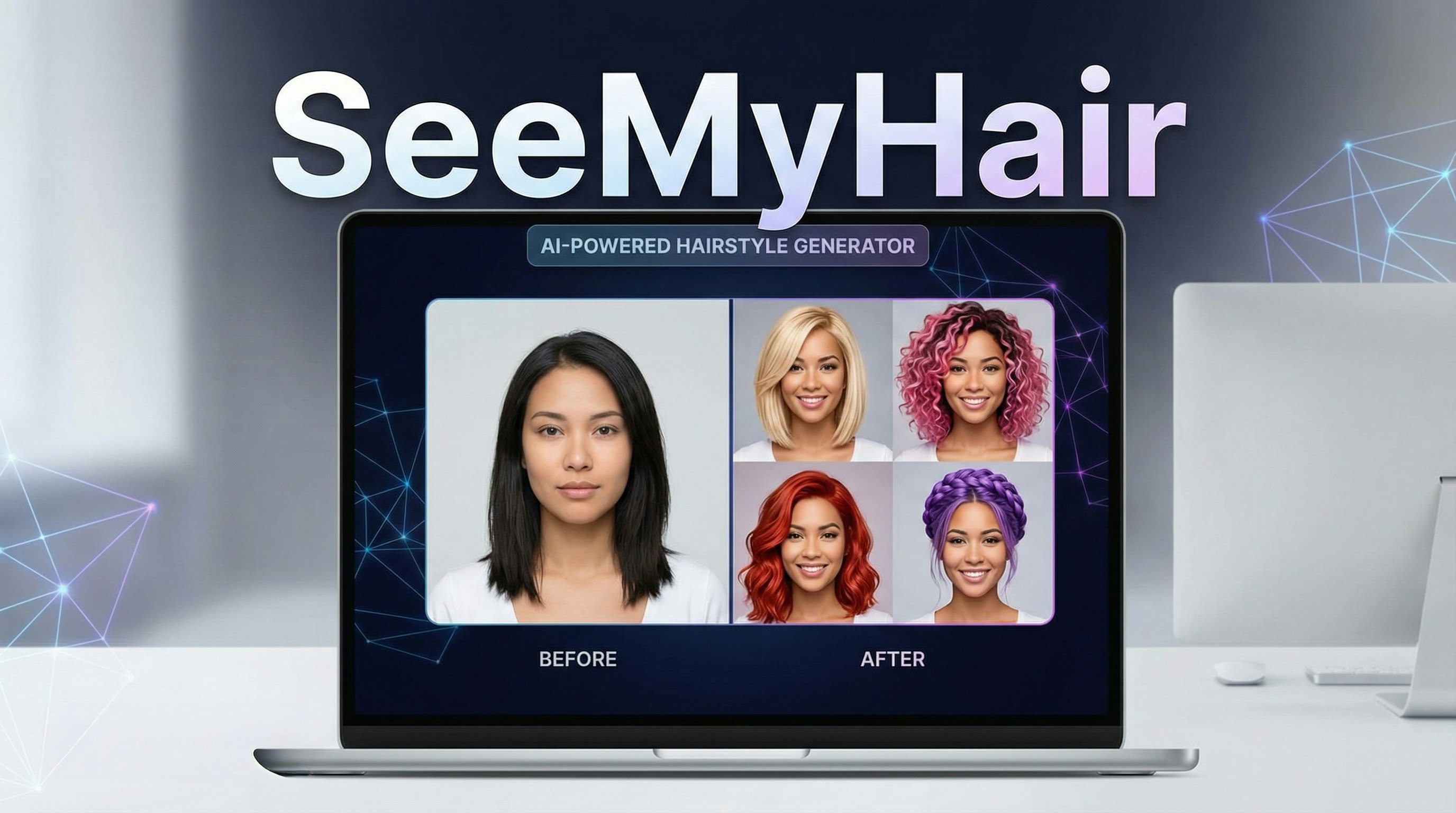 SeeMyHair - Main product screenshot demonstrating key features and user interface