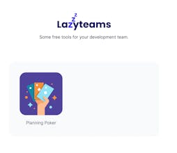 Free & simple planning poker gallery image