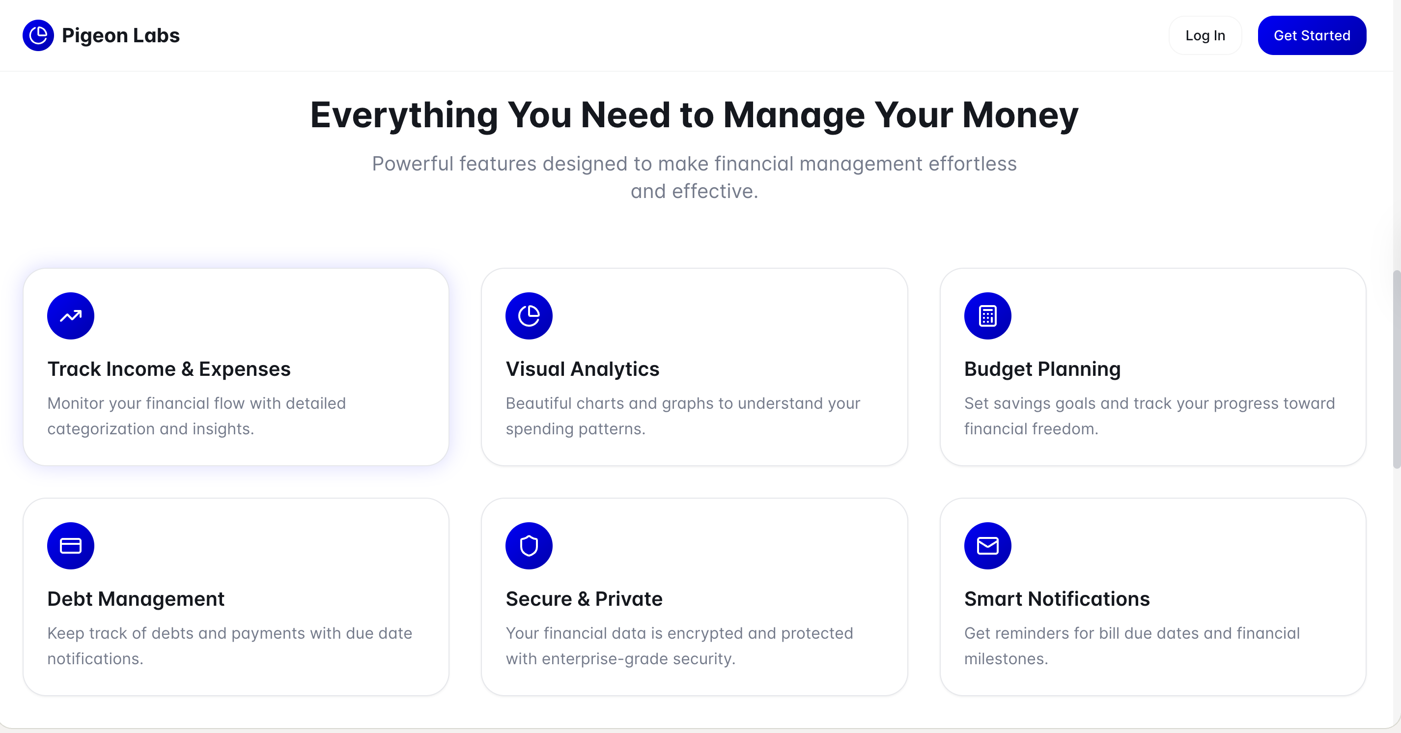 Média Pigeon Labs - Votre copain de finance personnelle 2