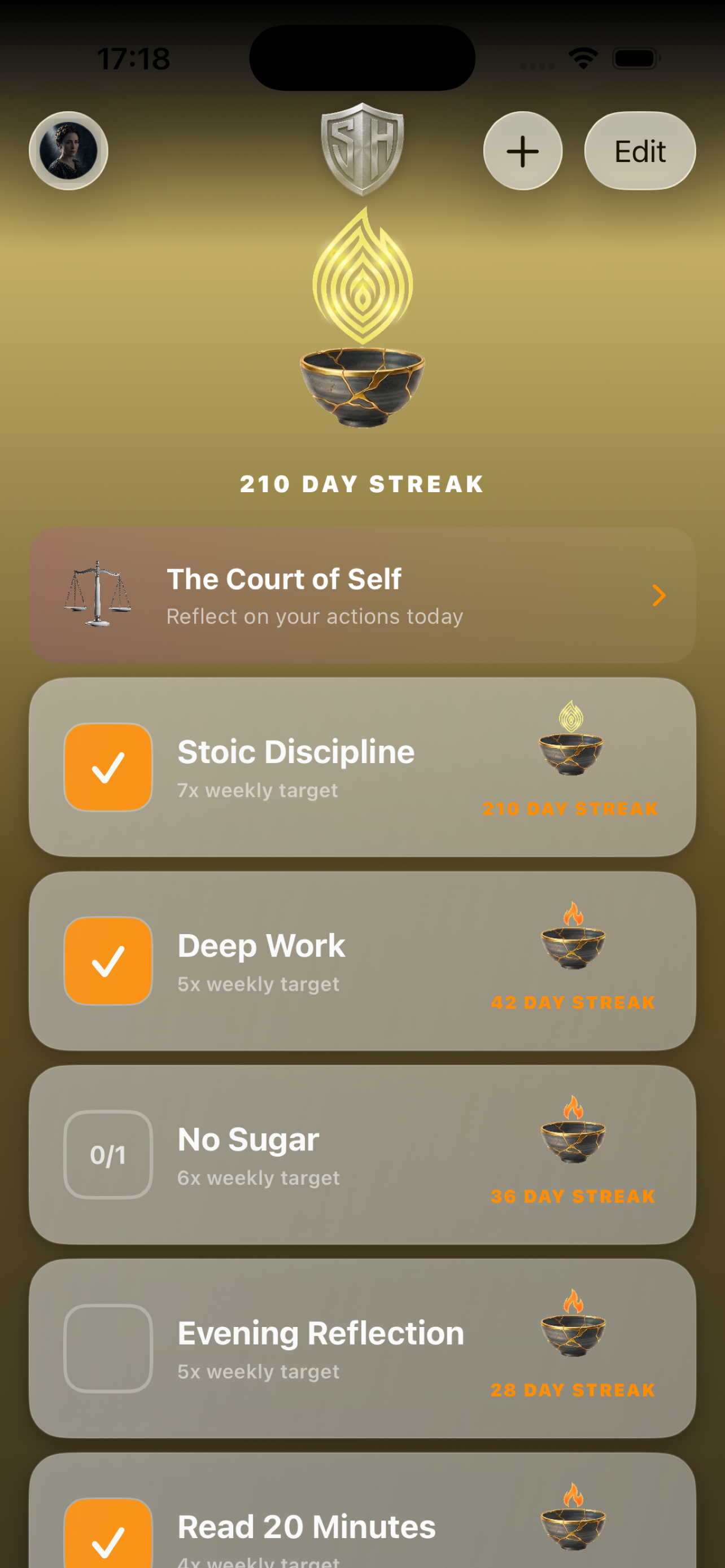 StoicHabit App gallery image