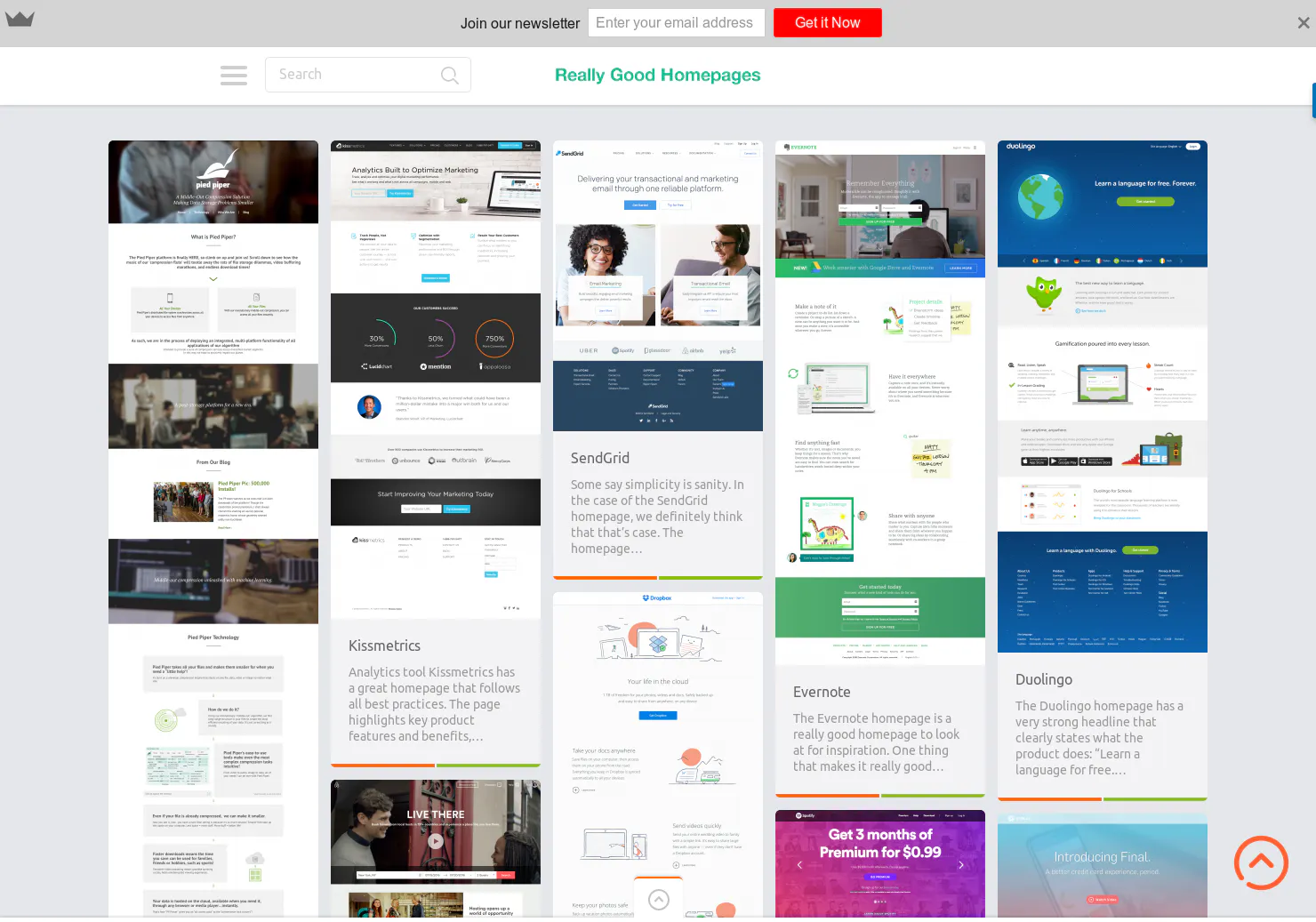 Really Good Homepages