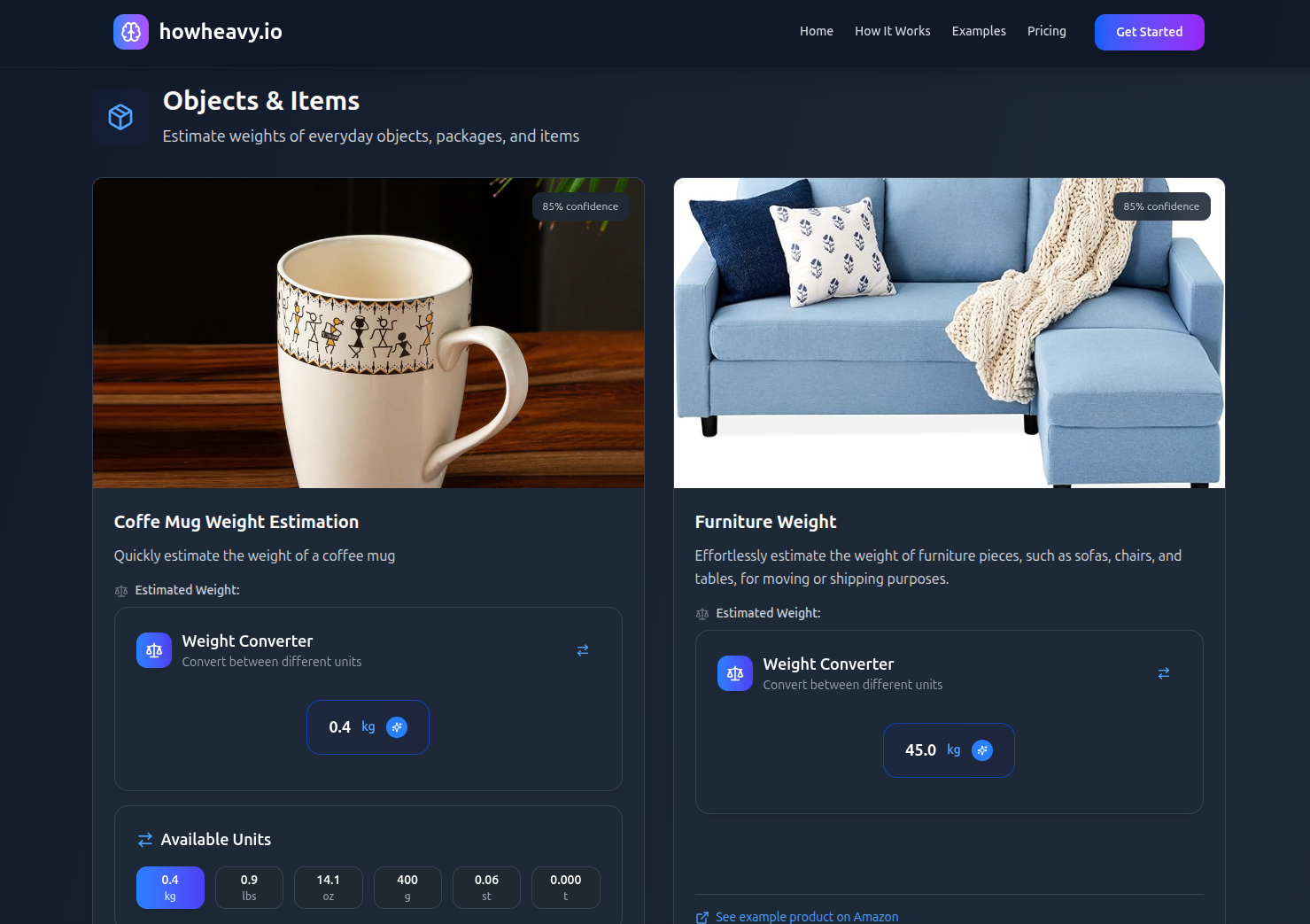 HowHeavy.io gallery image