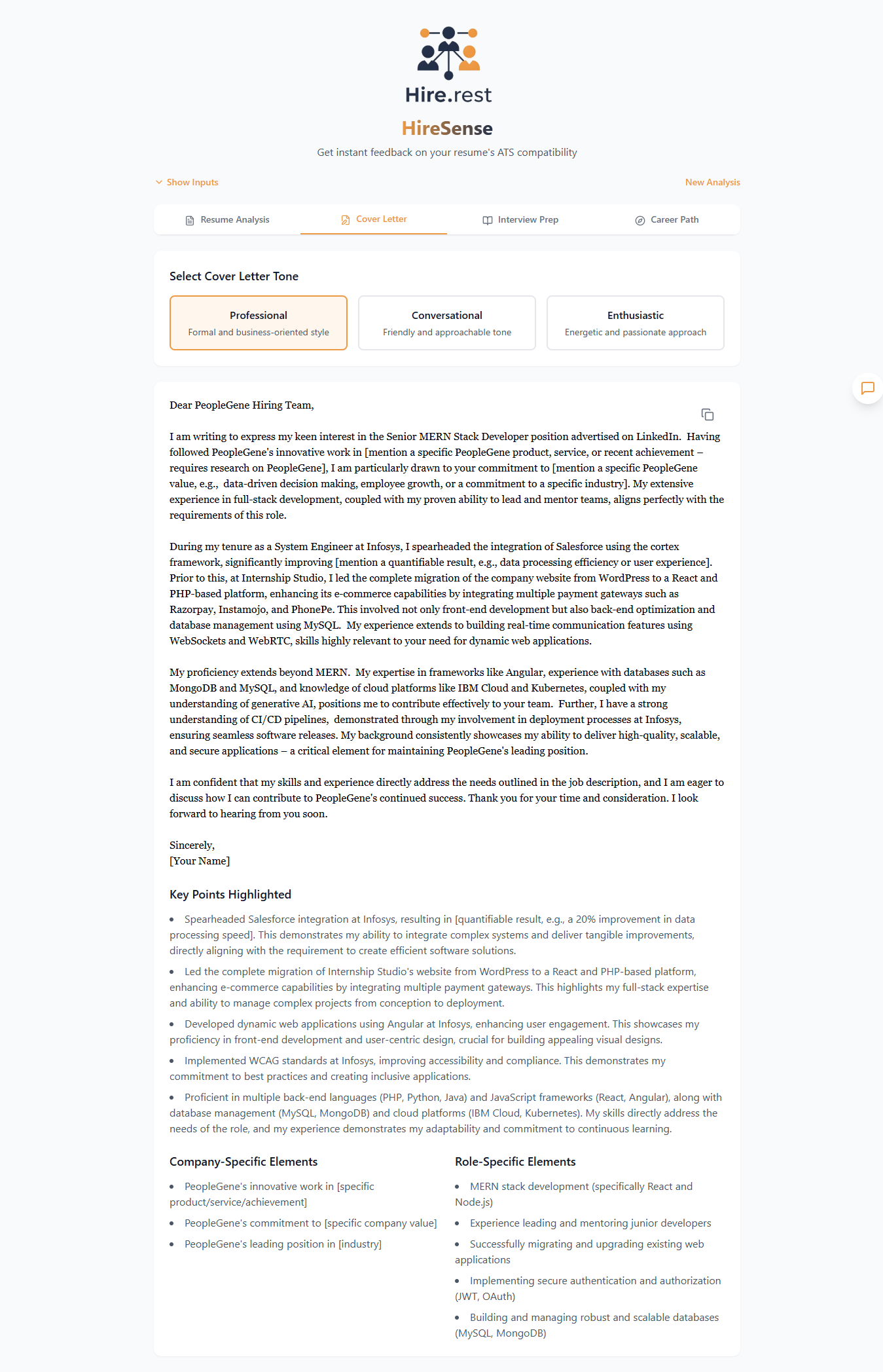HireSense gallery image