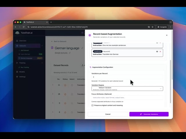 TuneTrain.ai gallery image