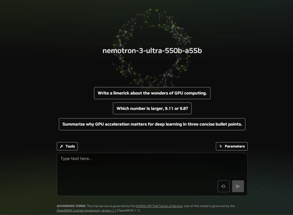 NVIDIA Nemotron 3 Ultra screenshot 2