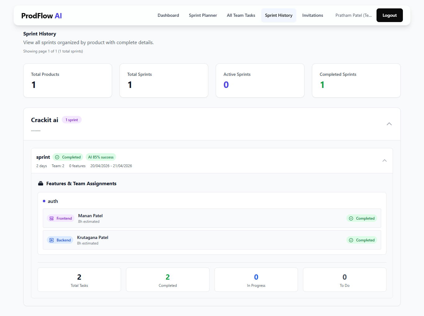 ProdFlow AI gallery image