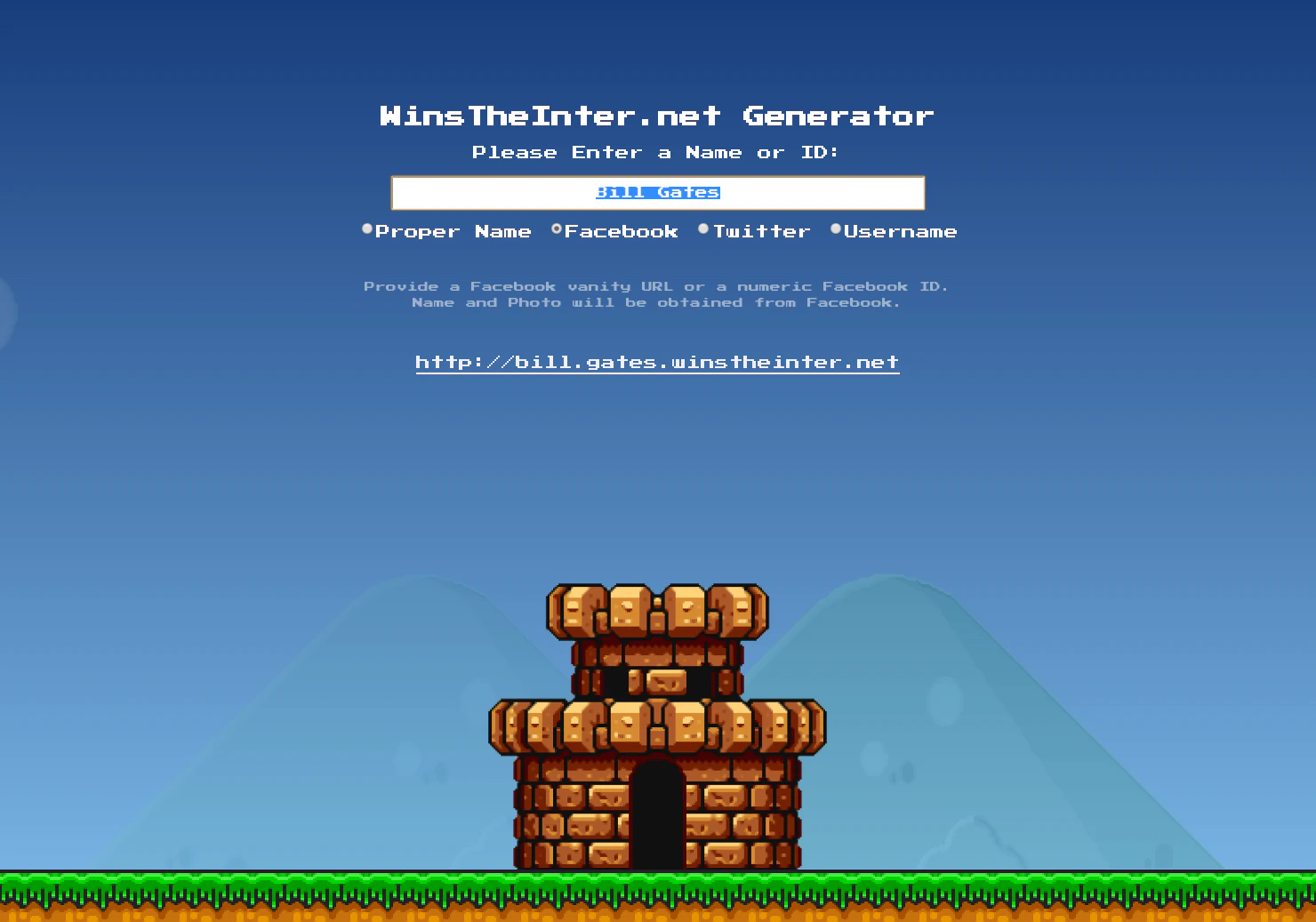 WinsTheInternet Generator