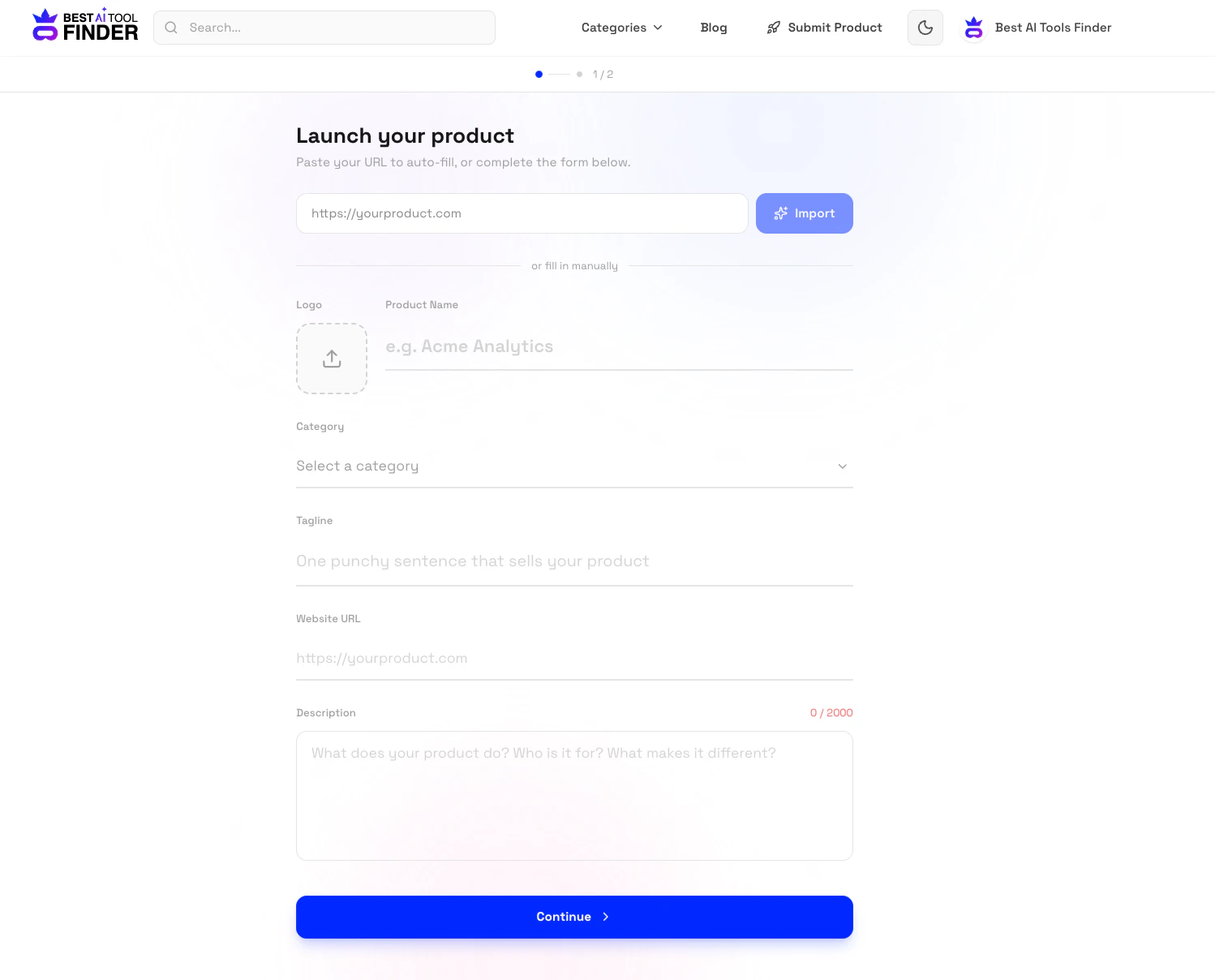 Best AI Tools Finder 截图 3