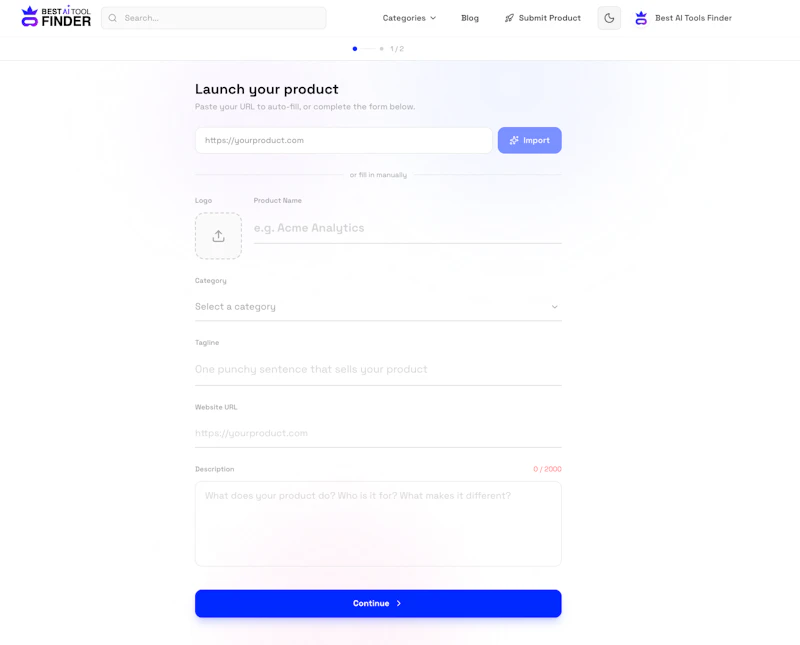 Best AI Tools Finder screenshot 3